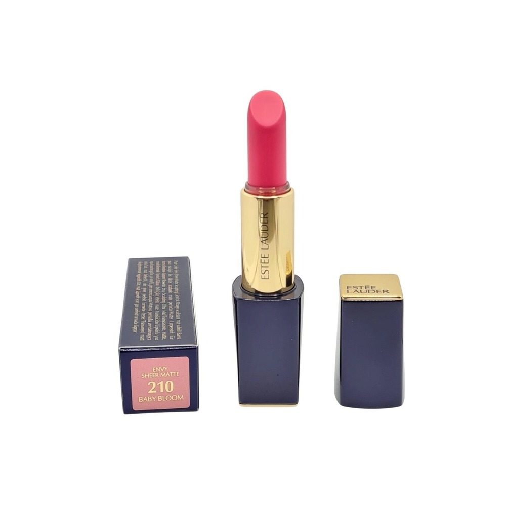 Estee Lauder Envy Sheer Matte Lipstick 210 Baby Bloom Pinkβ Makeup New In Box